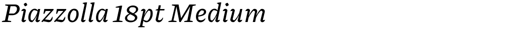 Piazzolla 18pt Medium