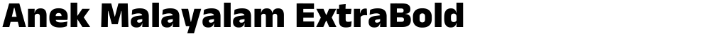 Anek Malayalam ExtraBold