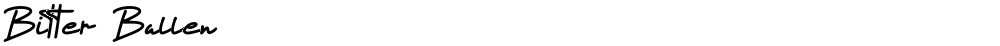 Bitter Ballen