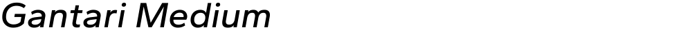 Gantari Medium