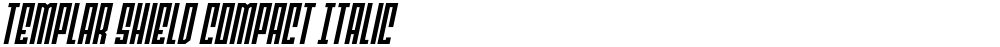 Templar Shield Compact Italic