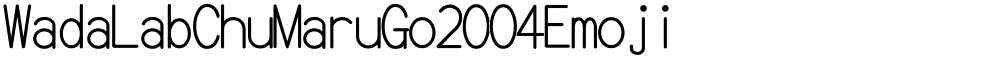 WadaLabChuMaruGo2004Emoji