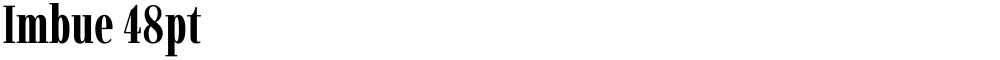Imbue 48pt