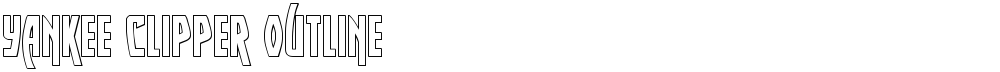 Yankee Clipper Outline
