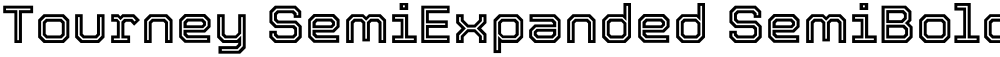 Tourney SemiExpanded SemiBold