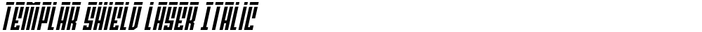 Templar Shield Laser Italic