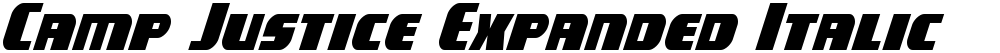 Camp Justice Expanded Italic