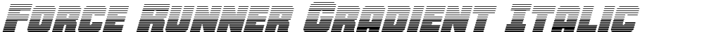 Force Runner Gradient Italic