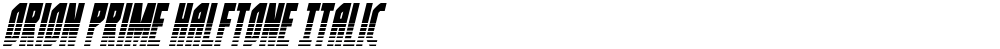 Orion Prime Halftone Italic