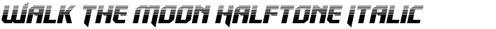 Walk The Moon Halftone Italic