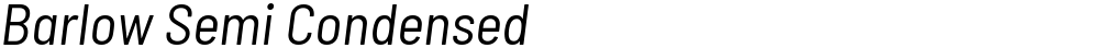 Barlow Semi Condensed