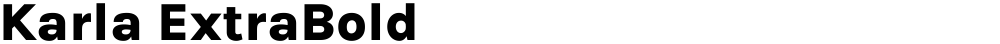 Karla ExtraBold