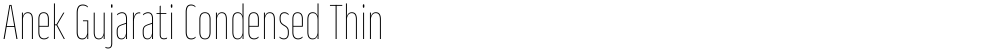 Anek Gujarati Condensed Thin