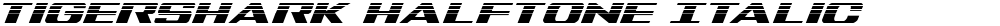 Tigershark Halftone Italic