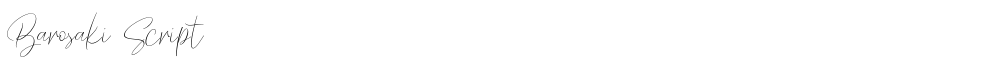 Barosaki Script