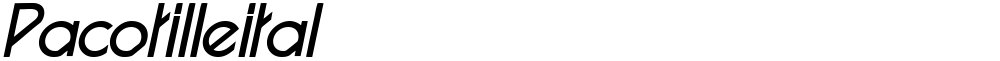 Pacotilleital