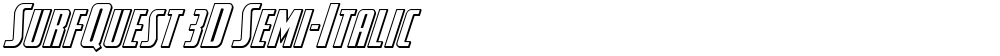 SurfQuest 3D Semi-Italic