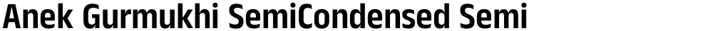 Anek Gurmukhi SemiCondensed SemiBold