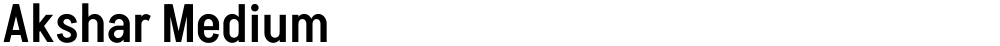 Akshar Medium