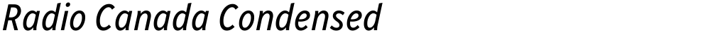 Radio Canada Condensed