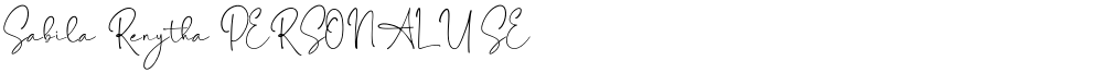 Sabila Renytha PERSONAL USE