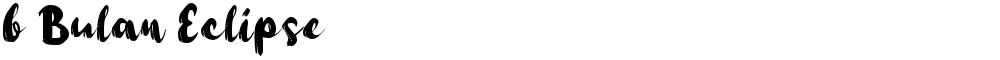 b Bulan Eclipse