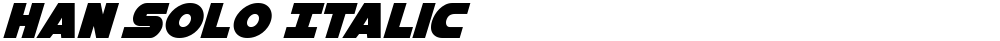 Han Solo Italic