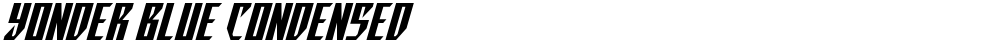 Yonder Blue Condensed