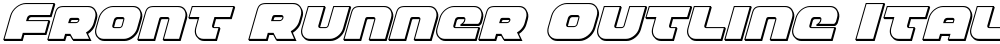 Front Runner Outline Italic