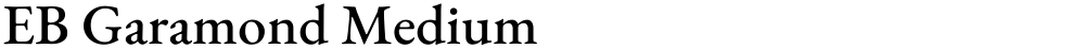 EB Garamond Medium