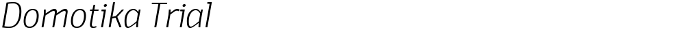 Domotika Trial