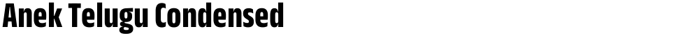 Anek Telugu Condensed