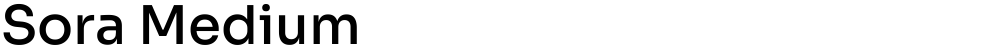 Sora Medium