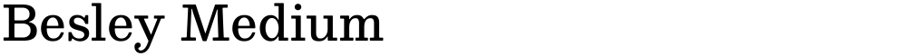 Besley Medium