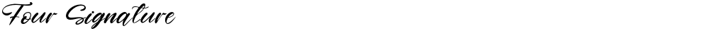 Four Signature