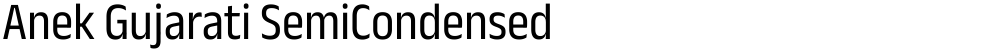 Anek Gujarati SemiCondensed