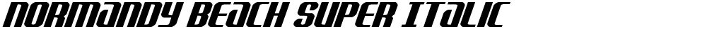 Normandy Beach Super Italic