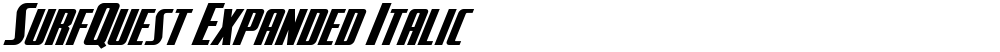 SurfQuest Expanded Italic