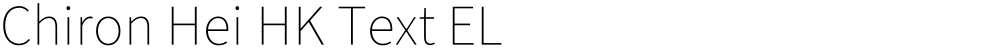 Chiron Hei HK Text EL