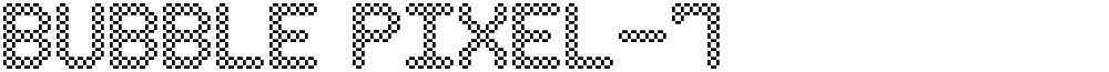 Bubble Pixel-7