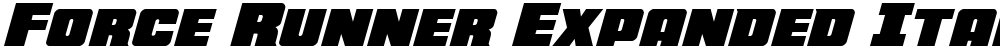 Force Runner Expanded Italic
