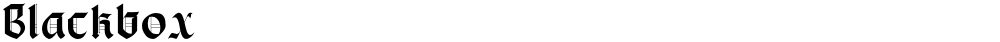 Blackbox
