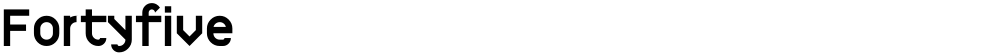 Fortyfive