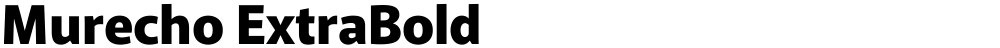 Murecho ExtraBold