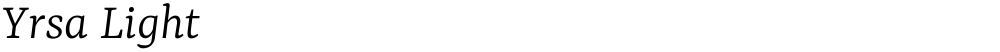 Yrsa Light