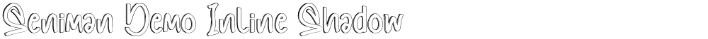 Seniman Demo Inline Shadow