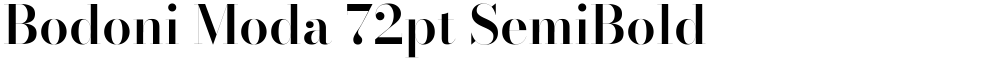 Bodoni Moda 72pt SemiBold