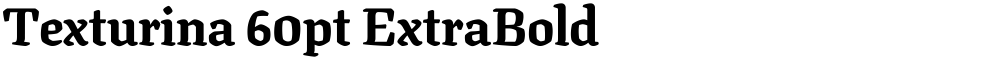Texturina 60pt ExtraBold