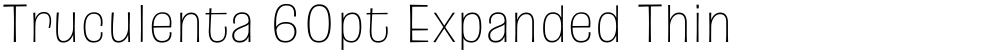 Truculenta 60pt Expanded Thin