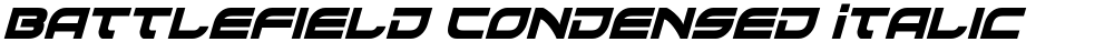 Battlefield Condensed Italic